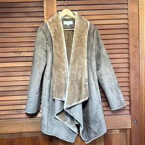 Calvin Klein Faux Shearling Coat
